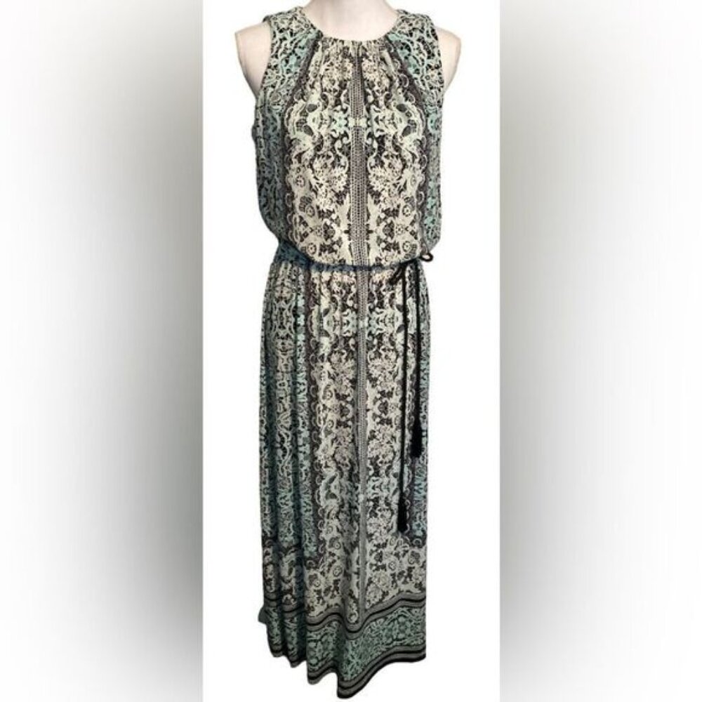 London Times Blue Maxi dress Size 4